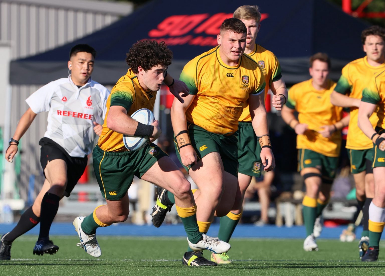 Green and Gold Success - schoolsrugby.com.au