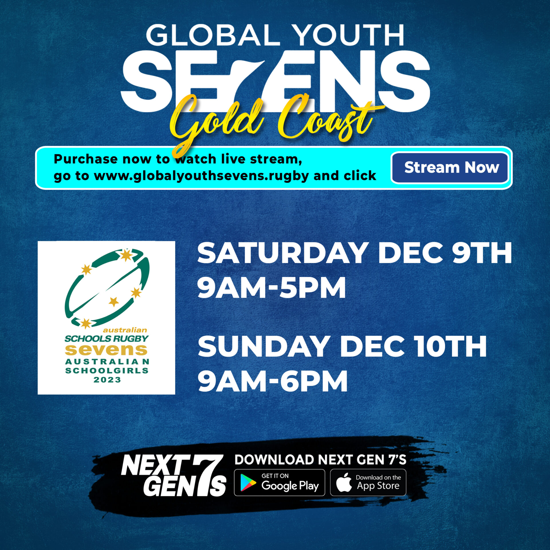 Global Youth Sevens To Be Streemed Schoolsrugby au